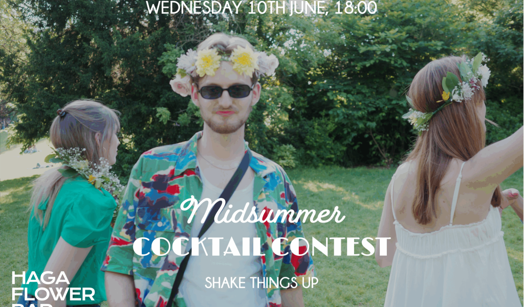Midsummer Cocktail Contest Haga Flower Bar